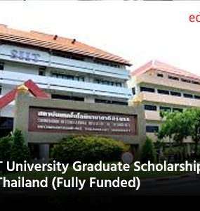 SIIT University Graduate Scholarship 2025 in Thailand (Fully Funded)