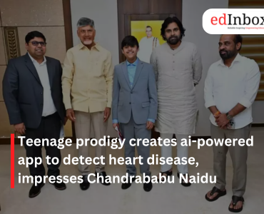 Teenage prodigy creates ai-powered app to detect heart disease, impresses Chandrababu Naidu