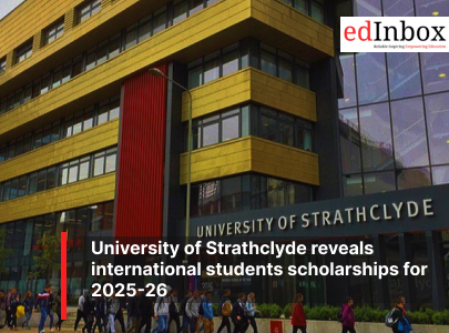 University of Strathclyde reveals international students scholarships for 2025-26