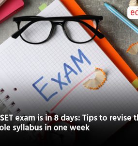AIFSET exam is in 8 days: Tips to revise the whole syllabus in one week