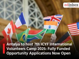 Antalya to host 7th ICYF International Volunteers Camp 2025: Fully Funded Opportunity Applications Now Open