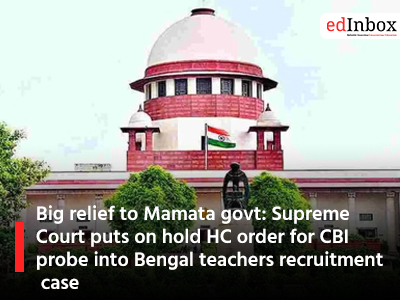 Big relief to Mamata govt: Supreme Court puts on hold HC order for CBI probe into Bengal teachers recruitment case