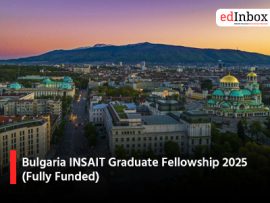 Bulgaria INSAIT Graduate Fellowship 2025 (Fully Funded)