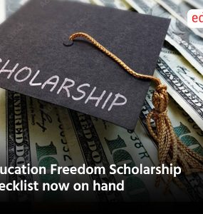 Education Freedom Scholarship checklist now on hand