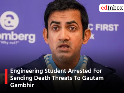 Engineering Student Arrested For Sending Death Threats To Gautam Gambhir