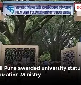 FTII Pune awarded university status: Education Ministry