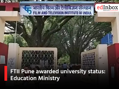 FTII Pune awarded university status: Education Ministry