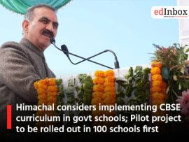 Himachal considers implementing CBSE curriculum in govt schools; Pilot project to be rolled out in 100 schools first
