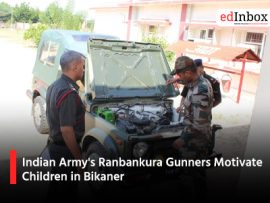 Indian Army's Ranbankura Gunners Motivate Children in Bikaner