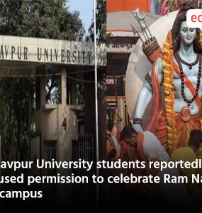 Jadavpur University students reportedly refused permission to celebrate Ram Navami on campus