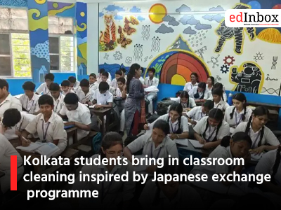 Kolkata students bring in classroom cleaning inspired by Japanese exchange programme
