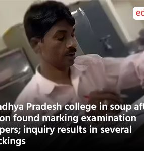 Madhya Pradesh college in soup after peon found marking examination papers; inquiry results in several sackings