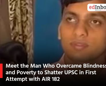 Meet the Man Who Overcame Blindness and Poverty to Shatter UPSC in First Attempt with AIR 182