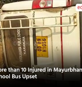 More than 10 Injured in Mayurbhanj School Bus Upset