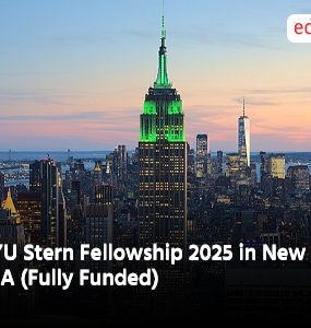NYU Stern Fellowship 2025 in New York, USA (Fully Funded)