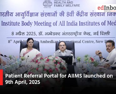 Patient Referral Portal for AIIMS launched on 9th April, 2025