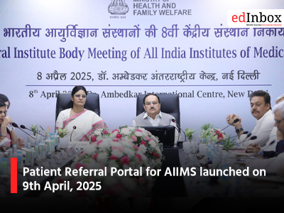 Patient Referral Portal for AIIMS launched on 9th April, 2025