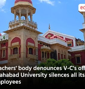 Teachers' body denounces V-C's office, Allahabad University silences all its employees