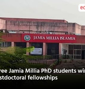Three Jamia Millia PhD students win US postdoctoral fellowships
