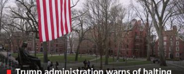 Trump administration warns of halting foreign student admissions at Harvard, revoking its tax-exempt status