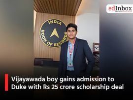 Vijayawada boy gains admission to Duke with Rs 25 crore scholarship deal