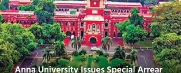 Anna University Issues Special Arrear Exam for Students Who Had Exhausted Maximum Attempts