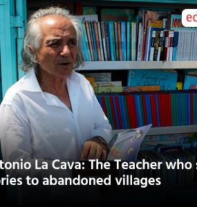 Antonio La Cava: The Teacher who sails stories to abandoned villages