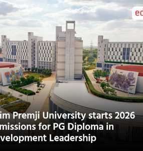 Azim Premji University starts 2026 admissions for PG Diploma in Development Leadership