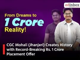 CGC Mohali (Jhanjeri) Creates History with Record-Breaking Rs. 1 Crore Placement Offer