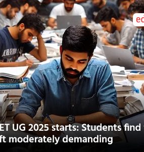 CUET UG 2025 starts: Students find first shift moderately demanding