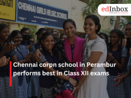 Chennai corpn school in Perambur performs best in Class XII exams