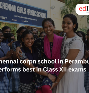 Chennai corpn school in Perambur performs best in Class XII exams