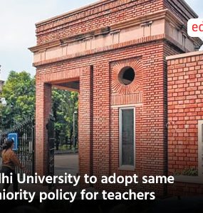 Delhi University to adopt same seniority policy for teachers