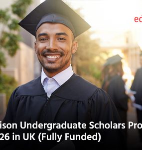 Ellison Undergraduate Scholars Program 2026 in UK (Fully Funded)