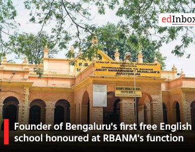 Founder of Bengaluru's first free English school honoured at RBANM's function