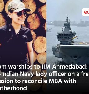 From warships to IIM Ahmedabad: Ex-Indian Navy lady officer on a fresh mission to reconcile MBA with motherhood