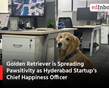 Golden Retriever is Spreading Pawsitivity as Hyderabad Startup’s Chief Happiness Officer
