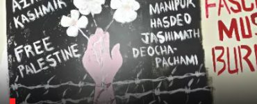 JU's Graffiti Row: 'Azad Kashmir' Slogan Erased as Campus Tensions Smolder