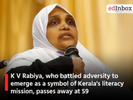 K V Rabiya, who battled adversity to emerge as a symbol of Kerala's literacy mission, passes away at 59
