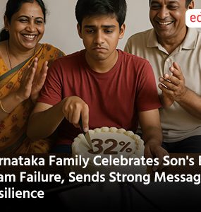 Karnataka Family Celebrates Son's Board Exam Failure, Sends Strong Message on Resilience