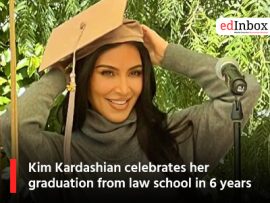Kim Kardashian celebrates her graduation from law school in 6 years