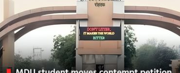 MDU student moves contempt petition against VC for failure to grant PhD degree