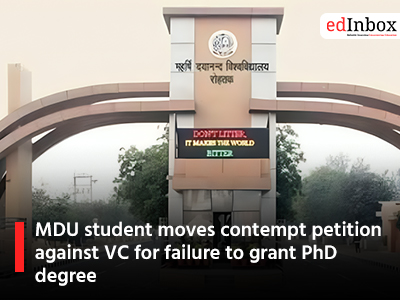 MDU student moves contempt petition against VC for failure to grant PhD degree
