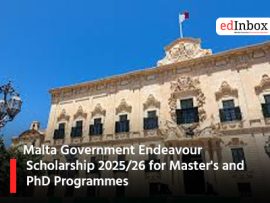Malta Government Endeavour Scholarship 2025/26 for Master's and PhD Programmes