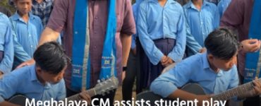 Meghalaya CM assists student play guitar while visiting village school, earns appreciation