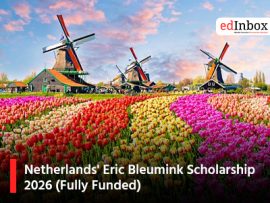 Netherlands' Eric Bleumink Scholarship 2026 (Fully Funded)