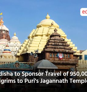 Odisha to Sponsor Travel of 950,000 Pilgrims to Puri's Jagannath Temple