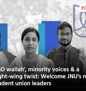 'PhD wallah', minority voices & a Right-wing twist: Welcome JNU's new student union leaders
