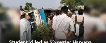 Student killed as 52-seater Haryana Roadways bus carrying 65 passengers overturns