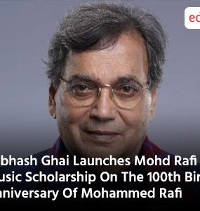 Subhash Ghai Launches Mohd Rafi Music Scholarship On The 100th Birth Anniversary Of Mohammed Rafi